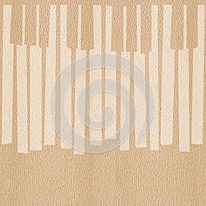 Abstract musical piano keys - seamless background - White Oak