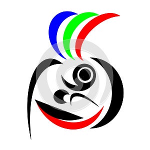 Abstract Native Portrait