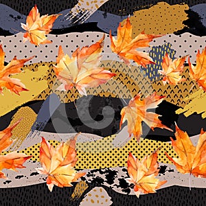 Abstract and natural elements background for fall design.