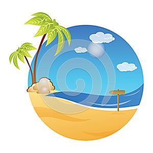 Abstract nature card