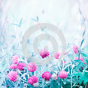 Abstract Nature Summer Background with post-processing photo