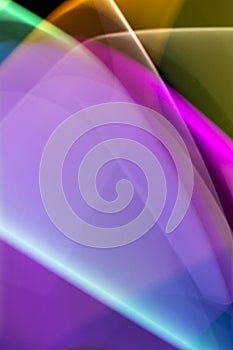 Abstract Neon 80s Style Lines and Swirls For Retro Background Cosmos Rave