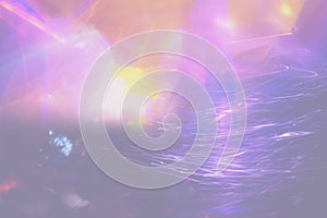 Abstract  neon colorful digital blurred leak blue pink yellow lilac  cosmic gold dust elements  flares blurred art modern  templat