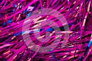 Abstract neon pink and blue background.