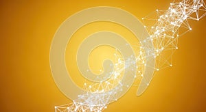 Abstract Network Background, Connecting Dots, Digital Communication, Technological Concept, Innovation