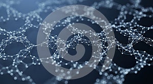 Abstract network background with connecting dots and lines