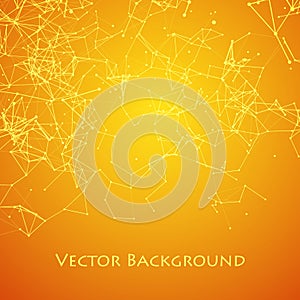 Abstract Network Plexus Background.