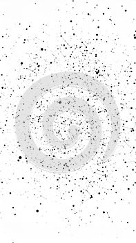 Abstract network of connected dots and lines on a white background symbolizing data or connections