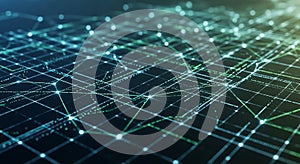 Abstract Network Connection Background