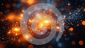 Abstract Network Connection Background