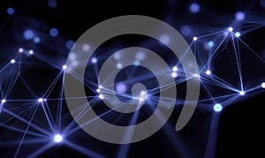 Abstract Network Connection Background