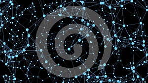 Abstract network connection background, Molecules And Communica