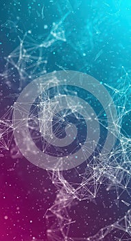 Abstract Digital Network Connection Background, Technology, Science