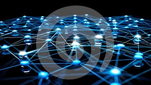 Abstract Network Connection: Data Nodes, Digital Communication Tech