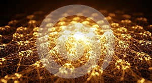 Abstract Network Connection - Digital Data Visualization