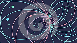 Abstract network connection, digital technology and global communication and data network vector design Generative AI