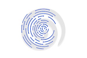 Abstract network connection. Element of intelligence icon for c