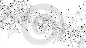 Abstract Network Connection Plexus Background