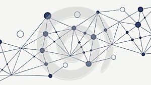 Abstract Network Connection Points, Digital Tech Vector Design, vector design Generative AI