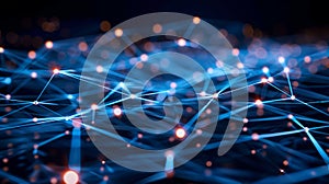 Abstract Network Connection Structure Visualization