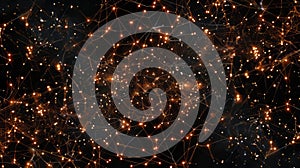 Abstract Network Connection - Tech Data, AI, Neural Network, Technology, Future Concept, Communication, Digital, Innovation,