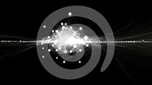 Abstract Network of Connections in a Dark Space