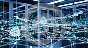 Abstract Network Data Flow in Server Room