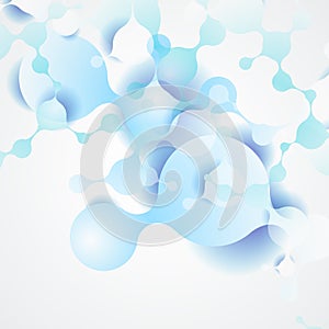 Abstract network design with molecular structure