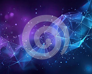 Abstract Digital Network Connection Background