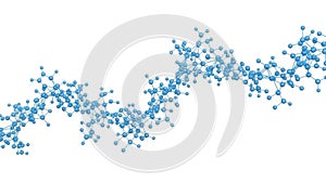 Abstract network of interconnected nodes