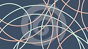 Abstract Network of Intersecting Lines Technology Vector, vector design Generative AI