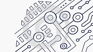 Abstract Network Nodes, Digital Connectivity Concept, vector design Generative AI