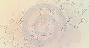 Abstract network pattern features interconnected nodes and lines resembling