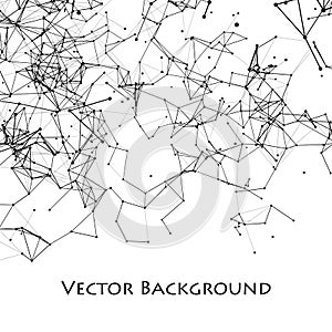 Abstract Network Plexus Background.