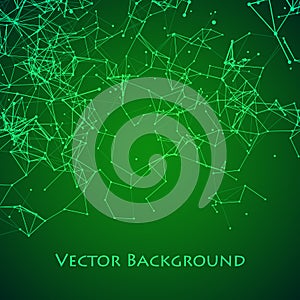 Abstract Network Plexus Background.
