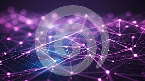 Abstract Network Plexus Background. Technology Connection Digital Structure