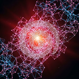 Abstract Network Structure with Central Node