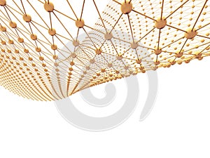 Abstract network Technology Molecular Structure and connection