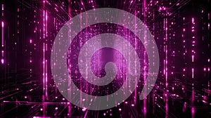 Digital data moving through abstract network tunnel