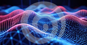 Abstract Network Waveform Visualization