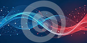 Abstract Network Waves,Connection,Data