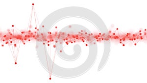 Abstract Neural Network or Big Data Distribution 3d Illustration