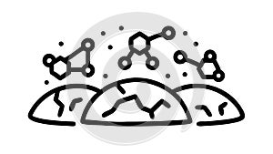 Abstract Neural Network or Interconnected Nodes Vector, vector design Generative AI