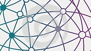 Abstract neural network pattern, technology and connectivity, vector design Generative AI