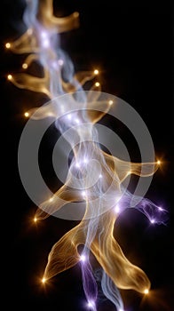 Abstract Neural Network Visualization Artificial Intelligence Concept Background