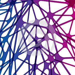 Abstract neuron net background