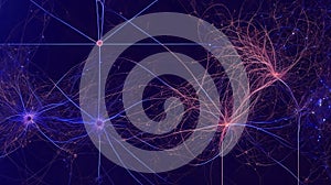 abstract neuron network future machine learning working universe