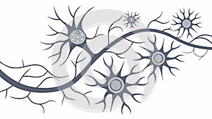 Abstract Neurons Brain Cells Vector Network, vector design Generative AI