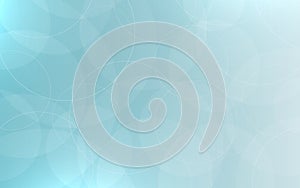 Abstract neutral background. Smooth bubbles and circles. Blue backdrop with highlights. Calm gray gradient for app or photo