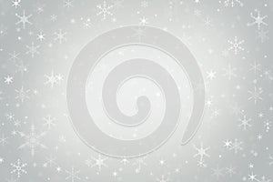 Abstract silver grey Christmas winter background